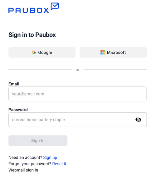 Paubox SSO